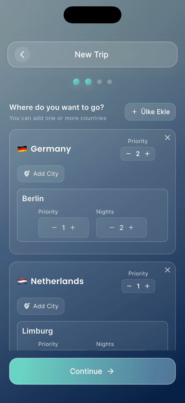 Nomado seyahat adım 2